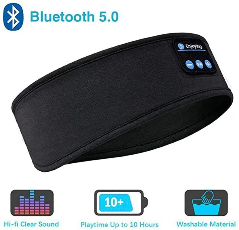 Bluetooth Sleep Headband | Wireless Music Eye Mask