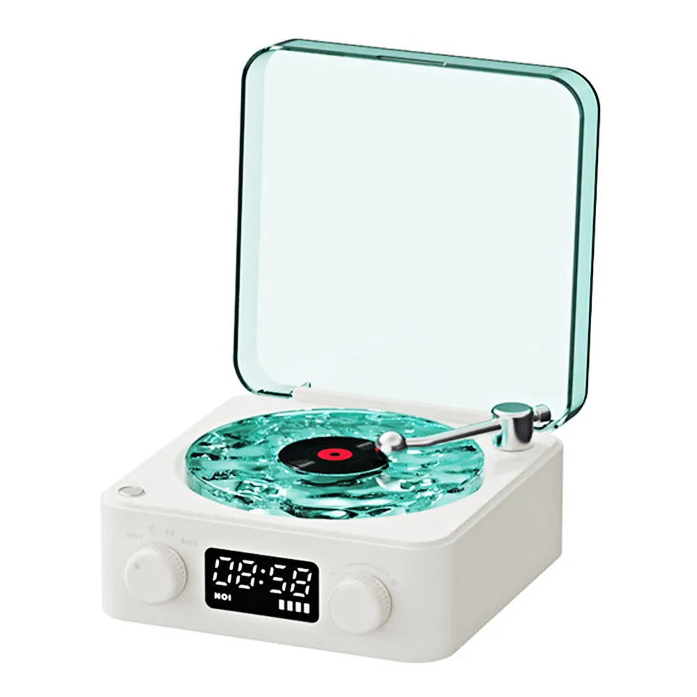 Mini Retro Vinyl Bluetooth Speaker | White Noise & Ambient Sound Machine