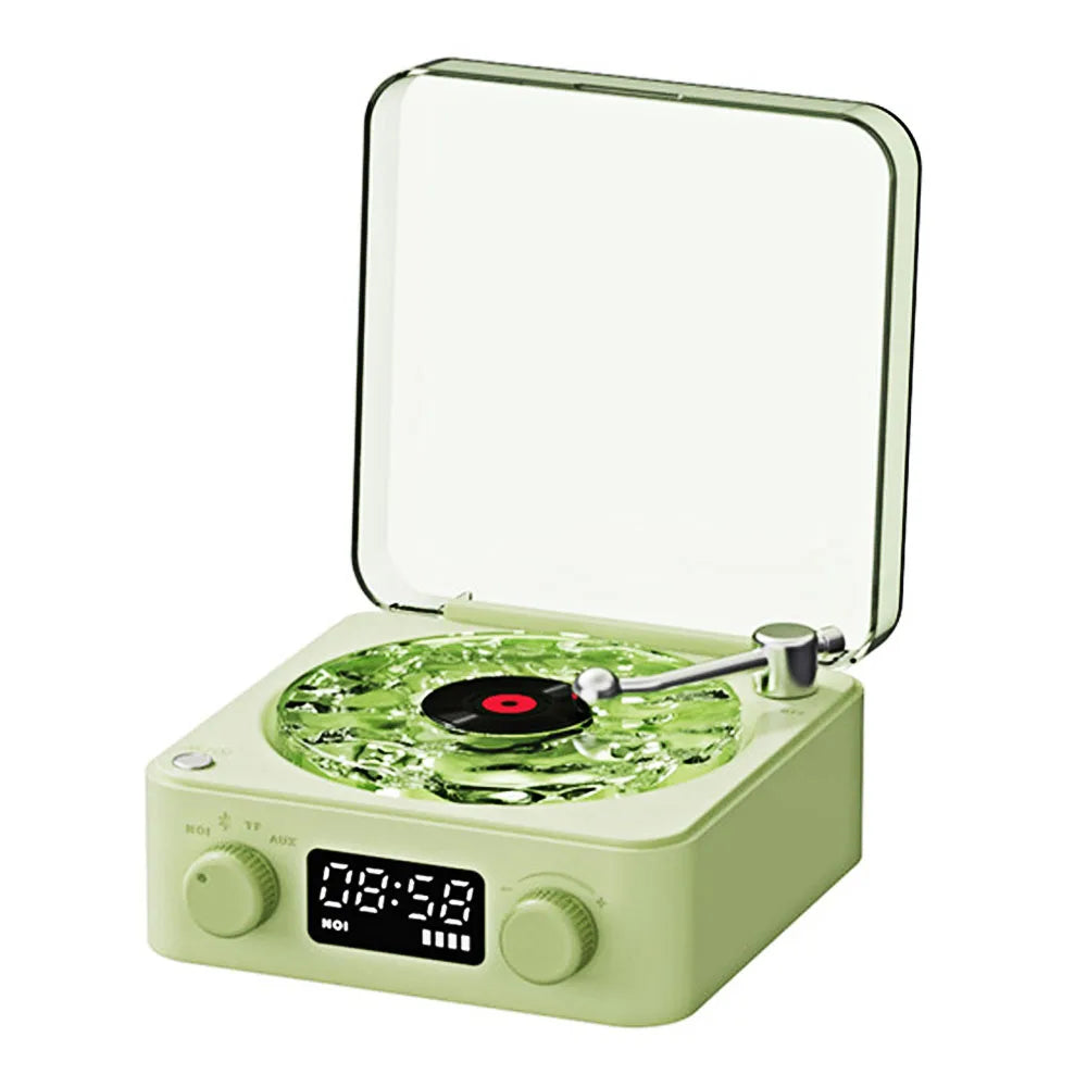 Mini Retro Vinyl Bluetooth Speaker | White Noise & Ambient Sound Machine