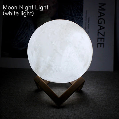 7-Color LED Moon Night Light
