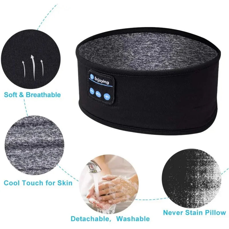 Bluetooth Sleep Headband | Wireless Music Eye Mask