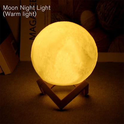 7-Color LED Moon Night Light